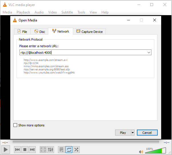RTP Streaming Medialooks Help Center